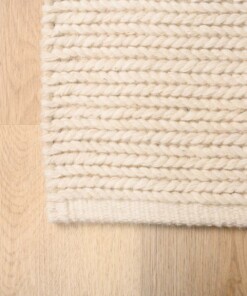 Alfombra de lana - Narvik Blanco - close up, thumbnail Alfombra de lana - Narvik Blanco - close up, thumbnail