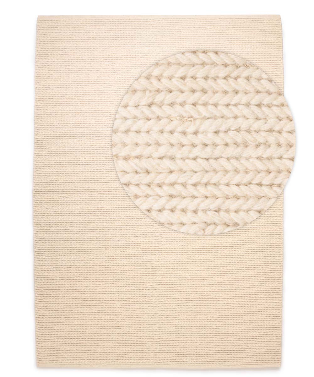 Alfombra de lana - Narvik Blanco - overzicht Alfombra de lana - Narvik Blanco - overzicht