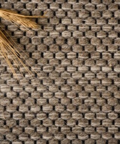 Alfombra de lana - Odda Gris claro/Tórtola - close up, thumbnail Alfombra de lana - Odda Gris claro/Tórtola - close up, thumbnail