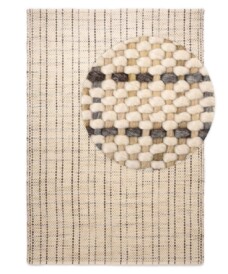 Alfombra de lana - Verdal Crema/Gris - overzicht, thumbnail