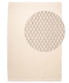 Alfombra de lana Ulstein - Blanco - overzicht, thumbnail