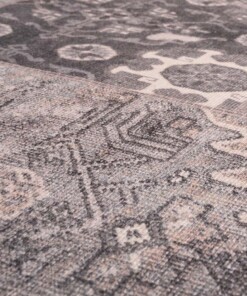 Alfombra patchwork - Fade Dreamer Beige - close up materiaal, thumbnail