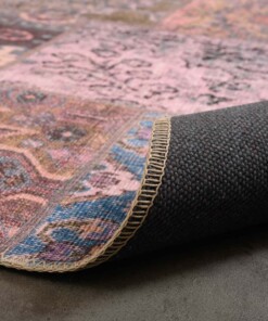 Alfombra patchwork - Fade Dreamer Violeta - close up vouw, thumbnail