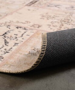 Alfombra patchwork - Fade Heritage Beige - close up vouw, thumbnail Alfombra patchwork - Fade Heritage Beige - close up vouw, thumbnail