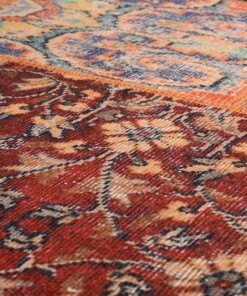 Alfombra patchwork - Fade Heritage Azul/Multicolor - close up materiaal, thumbnail Alfombra patchwork - Fade Heritage Azul/Multicolor - close up materiaal, thumbnail