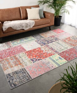 Alfombra patchwork - Fade Heritage Multicolor - sfeer, thumbnail