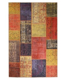 Alfombra patchwork - Fade Heritage Rojo/Multicolor - overzicht boven, thumbnail Alfombra patchwork - Fade Heritage Rojo/Multicolor - overzicht boven, thumbnail