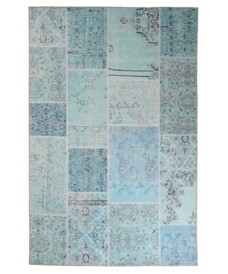 Alfombra patchwork - Fade Heritage Turquesa - overzicht boven, thumbnail Alfombra patchwork - Fade Heritage Turquesa - overzicht boven, thumbnail