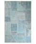 Alfombra patchwork - Fade Heritage Turquesa - overzicht boven, thumbnail