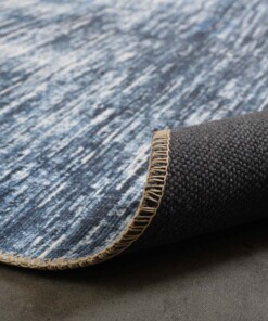 Alfombra vintage - Fade Blend Azul - close up vouw, thumbnail Alfombra vintage - Fade Blend Azul - close up vouw, thumbnail