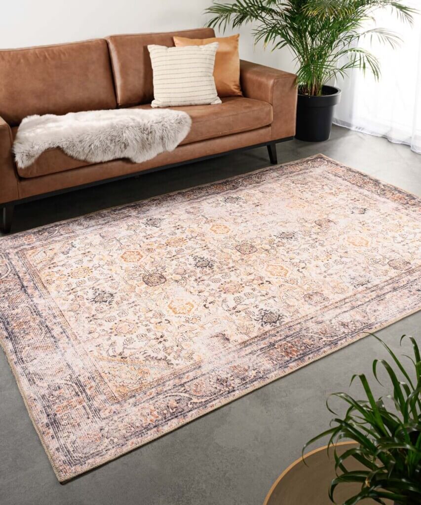 Alfombra persa vintage – Fade Charm Beige