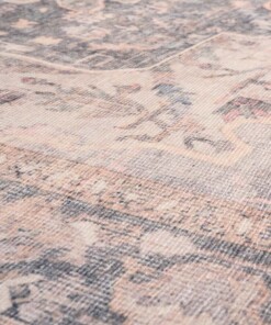 Alfombra vintage - Fade Classic Beige - close up materiaal, thumbnail