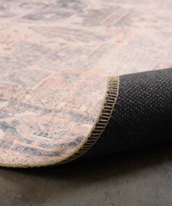 Alfombra vintage - Fade Classic Beige - close up vouw, thumbnail