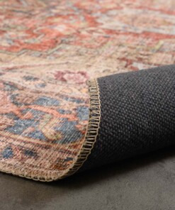 Alfombra vintage - Fade Essence Beige - close up vouw, thumbnail