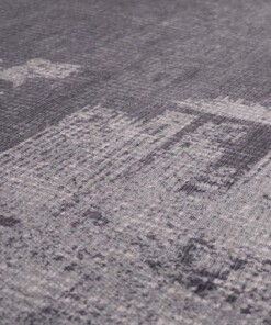 Alfombra vintage - Fade Mystic Gris - close up materiaal, thumbnail