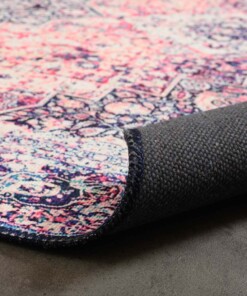 Alfombra vintage - Fade No.2 Multicolor - close up vouw, thumbnail Alfombra vintage - Fade No.2 Multicolor - close up vouw, thumbnail