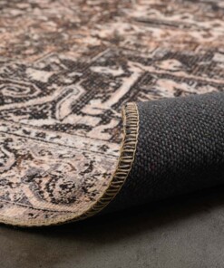 Alfombra vintage - Fade No. 3 Beige - close up vouw, thumbnail