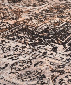 Alfombra vintage - Fade No. 3 Beige - close up materiaal, thumbnail