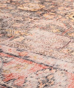 Alfombra vintage - Fade Prestige Beige - close up materiaal, thumbnail