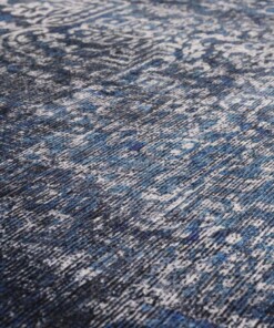 Alfombra vintage - Fade Azul estelar/Plata - close up materiaal, thumbnail Alfombra vintage - Fade Azul estelar/Plata - close up materiaal, thumbnail