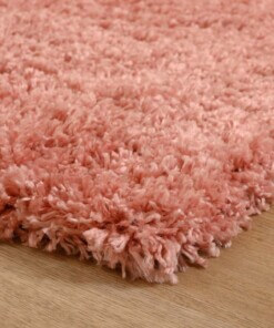 Alfombra cuadrada de pelo largo - Cozy Shaggy Pink