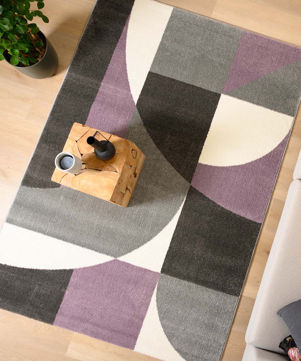 Alfombra pasillo abstracto - Aria violeta Alfombra pasillo abstracto - Aria violeta