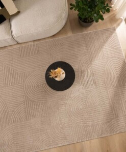 Alfombra de estilo escandinavo - Contour Edge Beige