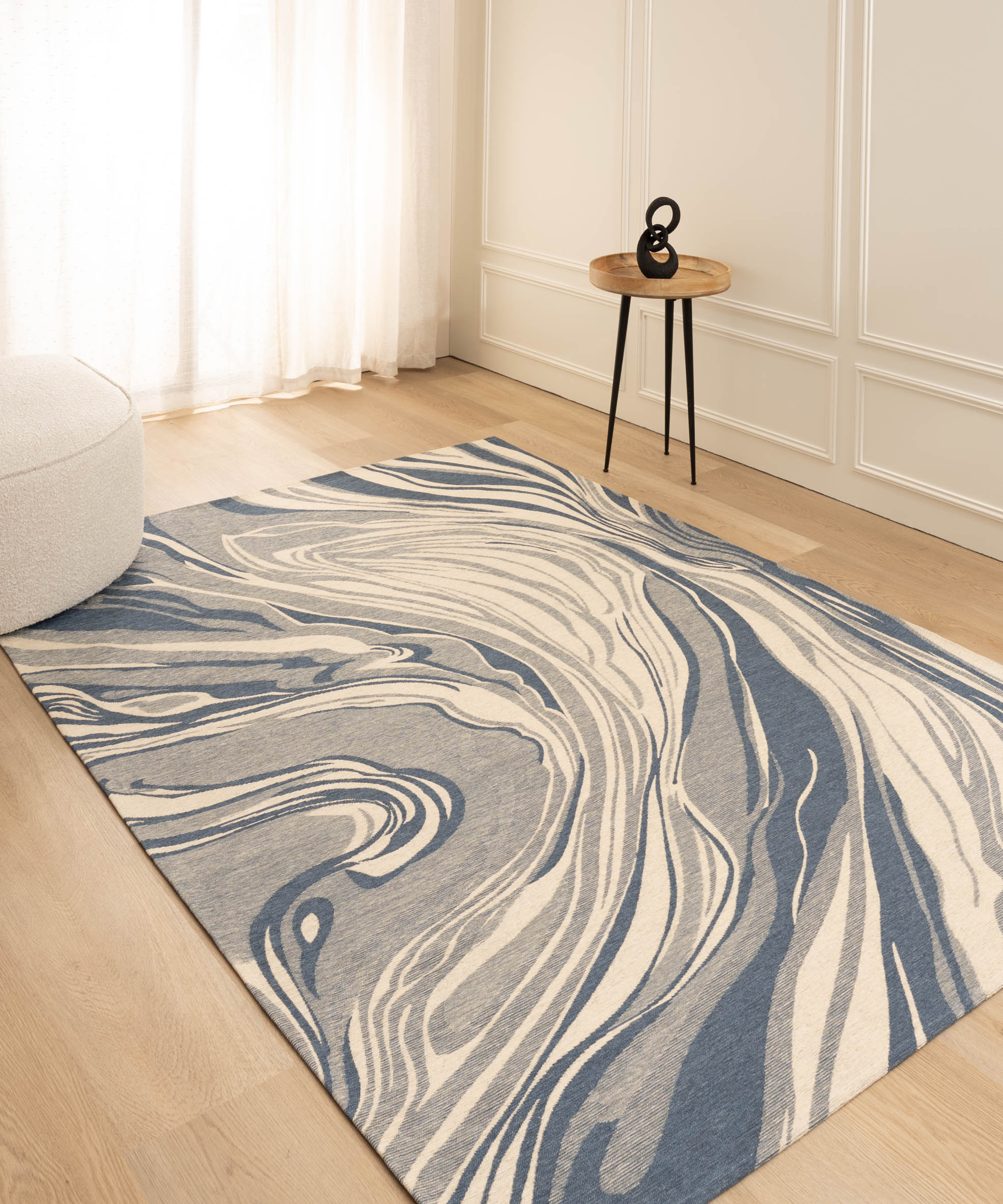 Alfombra efecto mármol - Weave Marblel Gris/Azul Alfombra efecto mármol - Weave Marblel Gris/Azul