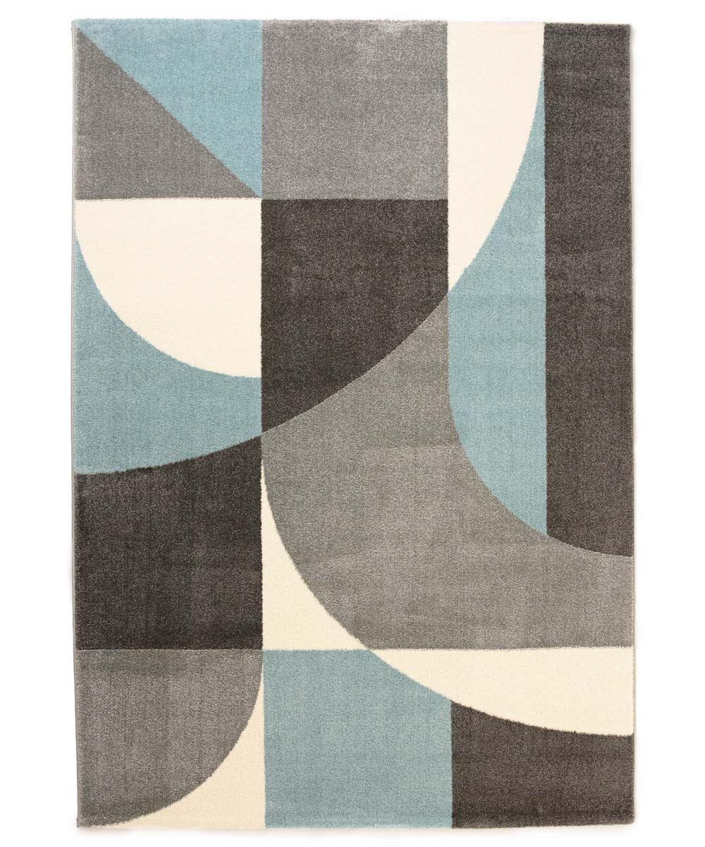 Alfombra pasillo abstracto - Aria azul - overzicht Alfombra pasillo abstracto - Aria azul - overzicht