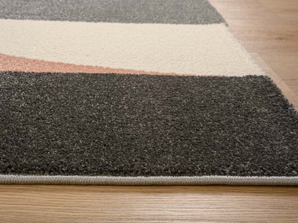 Alfombra pasillo abstracto - Aria rosa - close up Alfombra pasillo abstracto - Aria rosa - close up