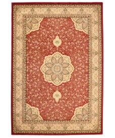 Alfombra persa - Mirage Majesty Rojo/Beige - overzicht, thumbnail