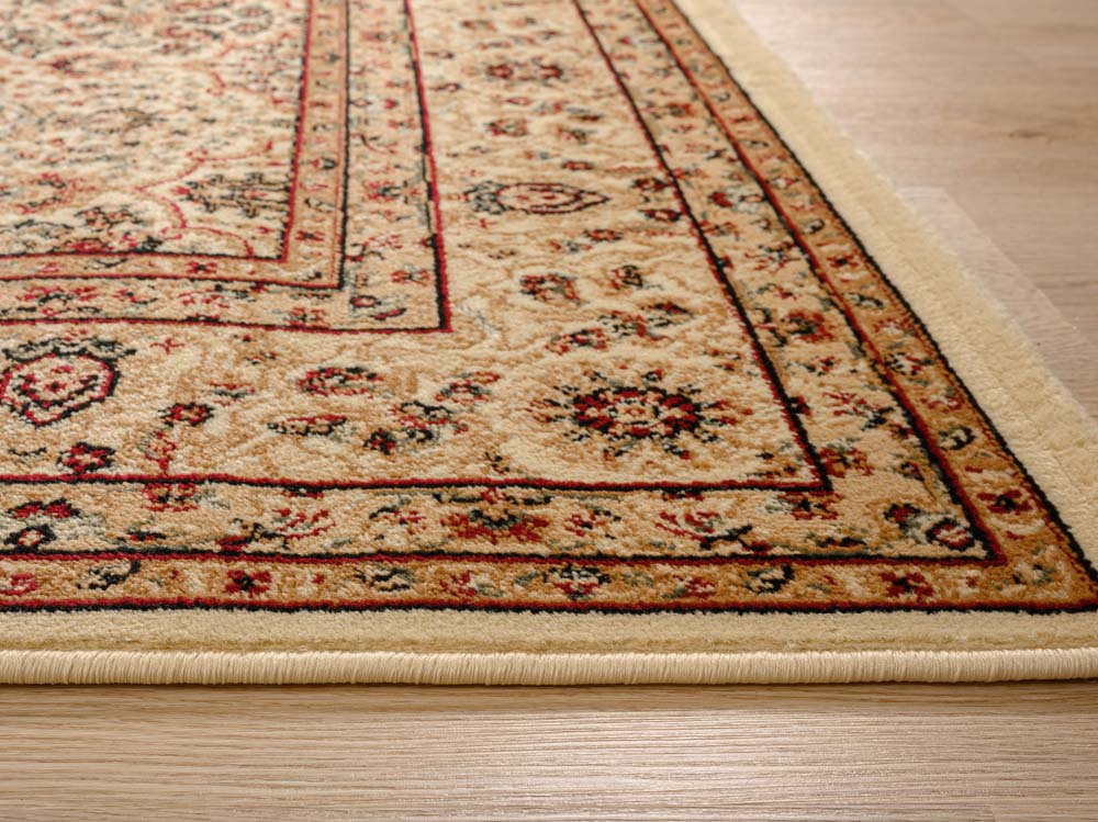 Alfombra persa - Mirage Royal Beige - close up Alfombra persa - Mirage Royal Beige - close up