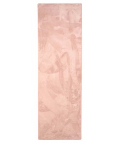 Alfombra de pasillo suave de pelo liso - Plush Rosa - overzicht