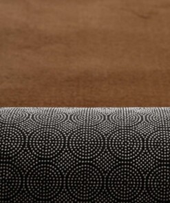 Alfombra suave de pelo liso - Plush Marrón - close up, thumbnail Alfombra suave de pelo liso - Plush Marrón - close up, thumbnail