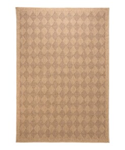 Alfombra de exterior efecto yute - Boho Jewel Beige/Marrón - overzicht