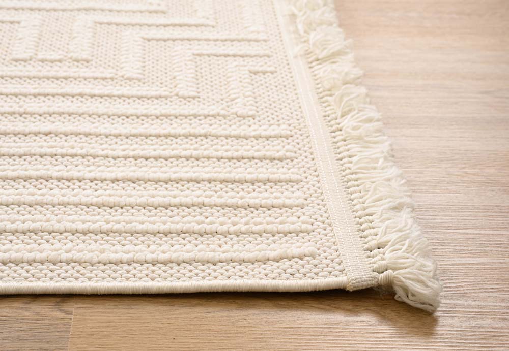 Alfombra - Knit Refine Blanco - close up Alfombra - Knit Refine Blanco - close up