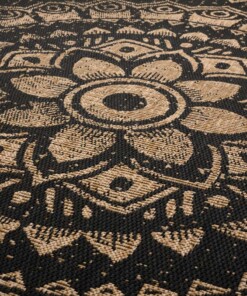 Alfombra de exterior Boho - Coastal Hammock Negro/Beige - close up, thumbnail Alfombra de exterior Boho - Coastal Hammock Negro/Beige - close up, thumbnail