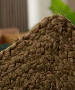 Alfombra de yute - Verde Oliva - close up, thumbnail