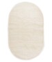 Alfombra ovalada de pelo largo - Posh Velours Blanco - overzicht, thumbnail