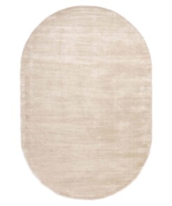 Alfombra ovalada de viscosa - Glamour Crema - overzicht
