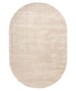 Alfombra ovalada de viscosa - Glamour Crema - overzicht, thumbnail