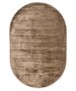 Alfombra ovalada de viscosa - Pearl Marrón - overzicht, thumbnail