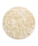Alfombra redonda Shaggy - Spark Crema - overzicht, thumbnail
