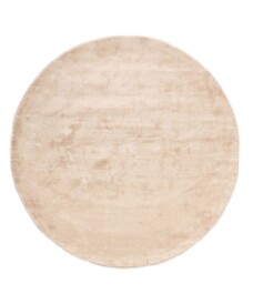 Alfombra viscosa redonda - Glamour beige - overzicht, thumbnail