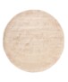 Alfombra redonda de viscosa - Glamour Beige - overzicht, thumbnail