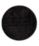 Alfombra redonda de viscosa - Glamour Negro - overzicht, thumbnail
