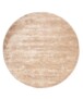Alfombra redonda de viscosa - Pearl Beige - overzicht, thumbnail