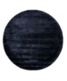 Alfombra redonda de viscosa - Pearl Azul marino - overzicht, thumbnail