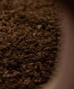 Alfombra cuadrada de pelo largo Shaggy Trend - Marrón - close up, thumbnail