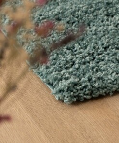 Alfombra cuadrada de pelo largo Shaggy Trend - Azul claro - close up, thumbnail Alfombra cuadrada de pelo largo Shaggy Trend - Azul claro - close up, thumbnail